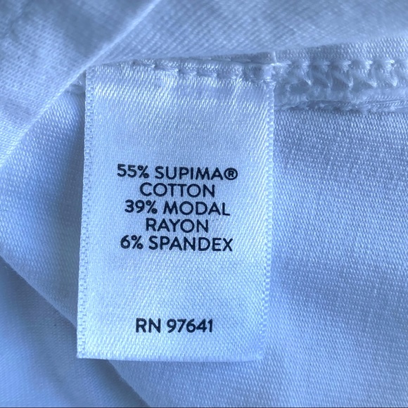 J Jill White Luxe Supima Cotton A-Line Tunic Top - Picture 9 of 12